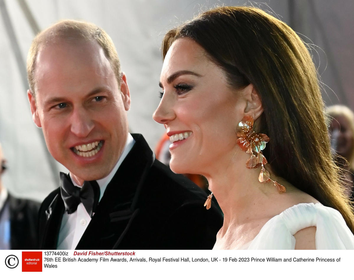 Księżna Kate i Książę William na gali BAFTA 2023
