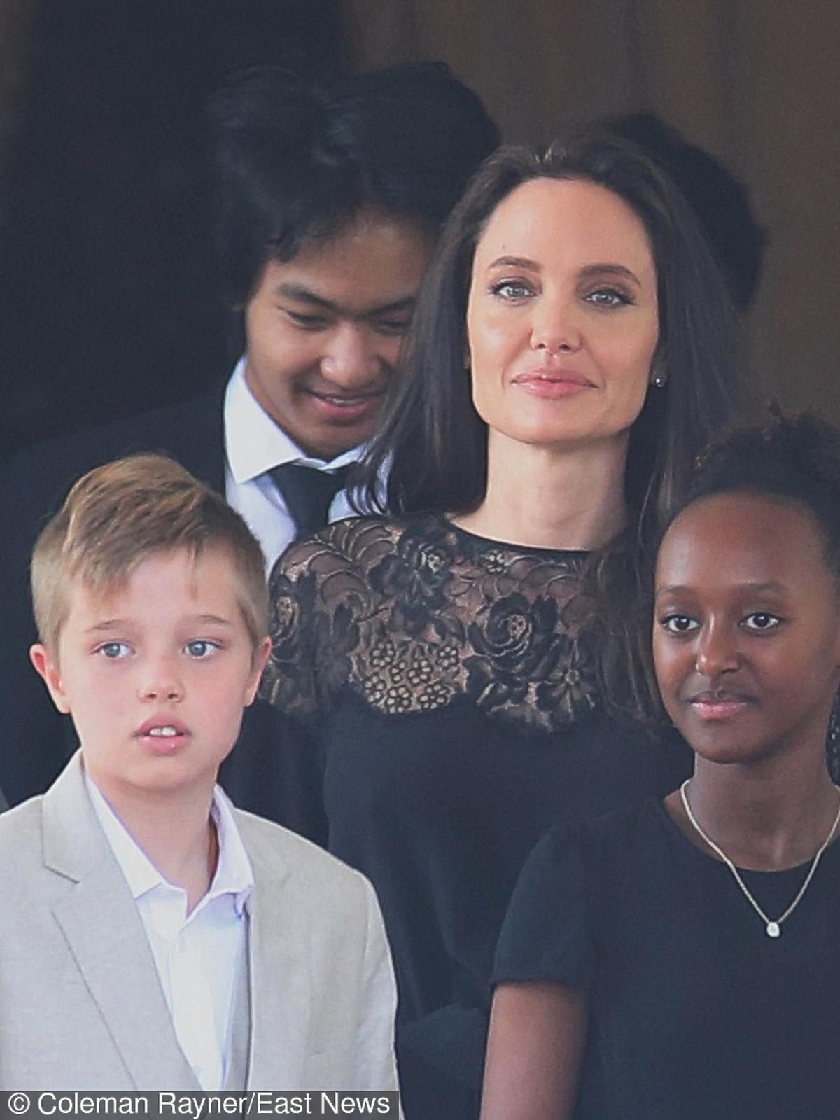 Angelina Jolie z Shiloh i Zaharą