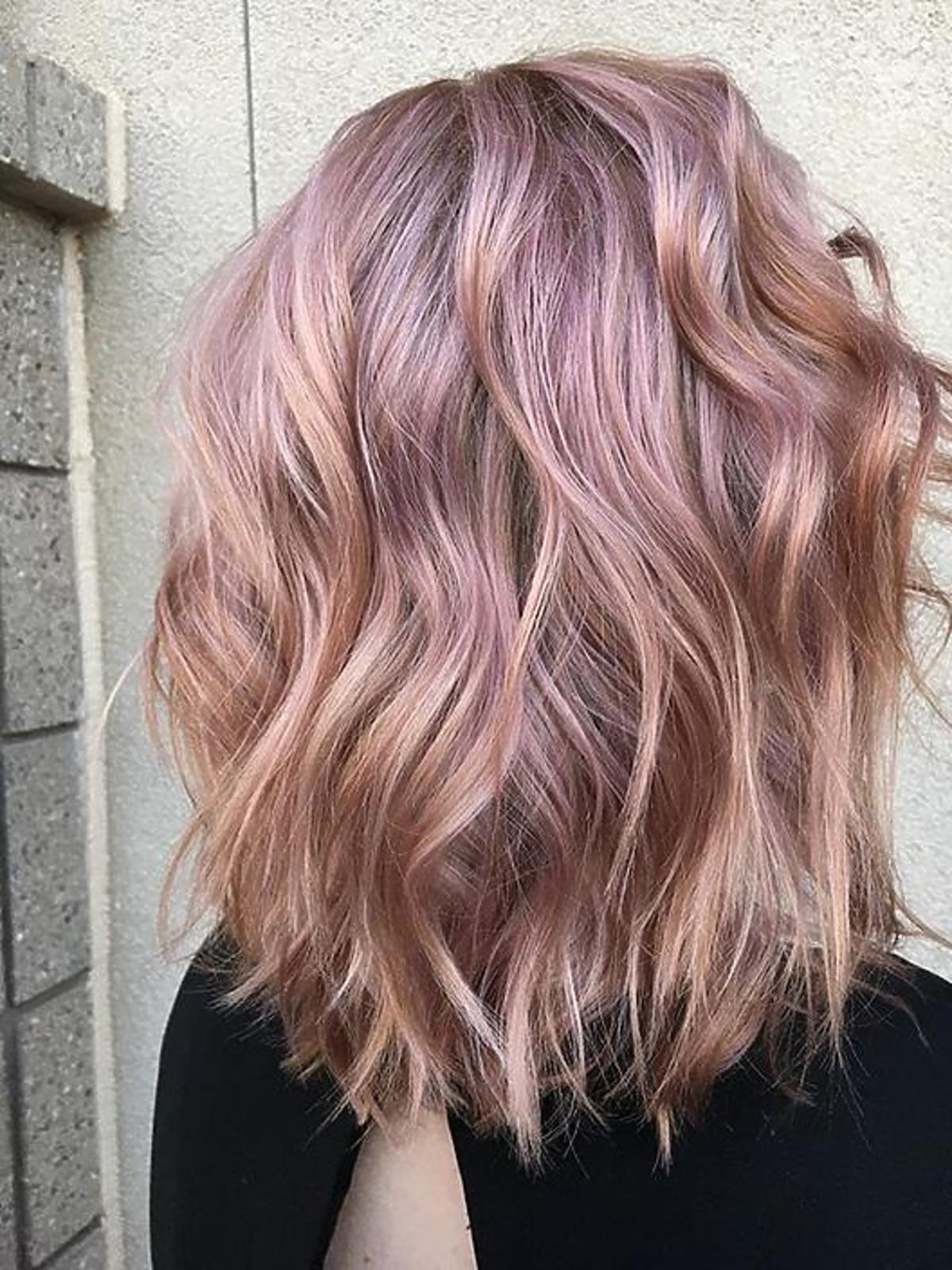Koloryzacja frosty pink