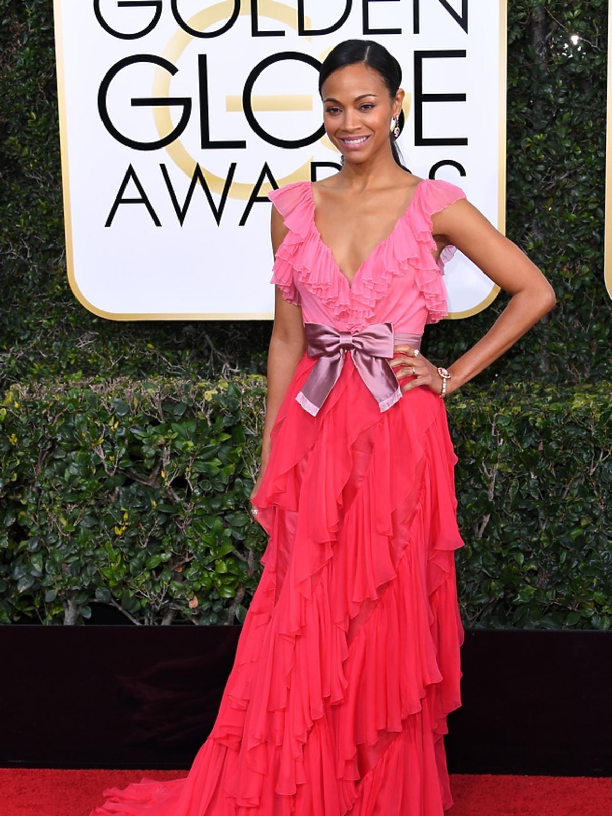Złote Globy 2017: Zoe Saldana