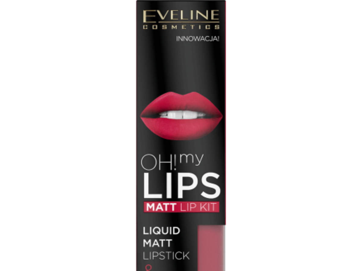 Eveline, Oh! My Lips, Matt Lip Kit Liquid Matt Lipstick & Contour Lip Liner