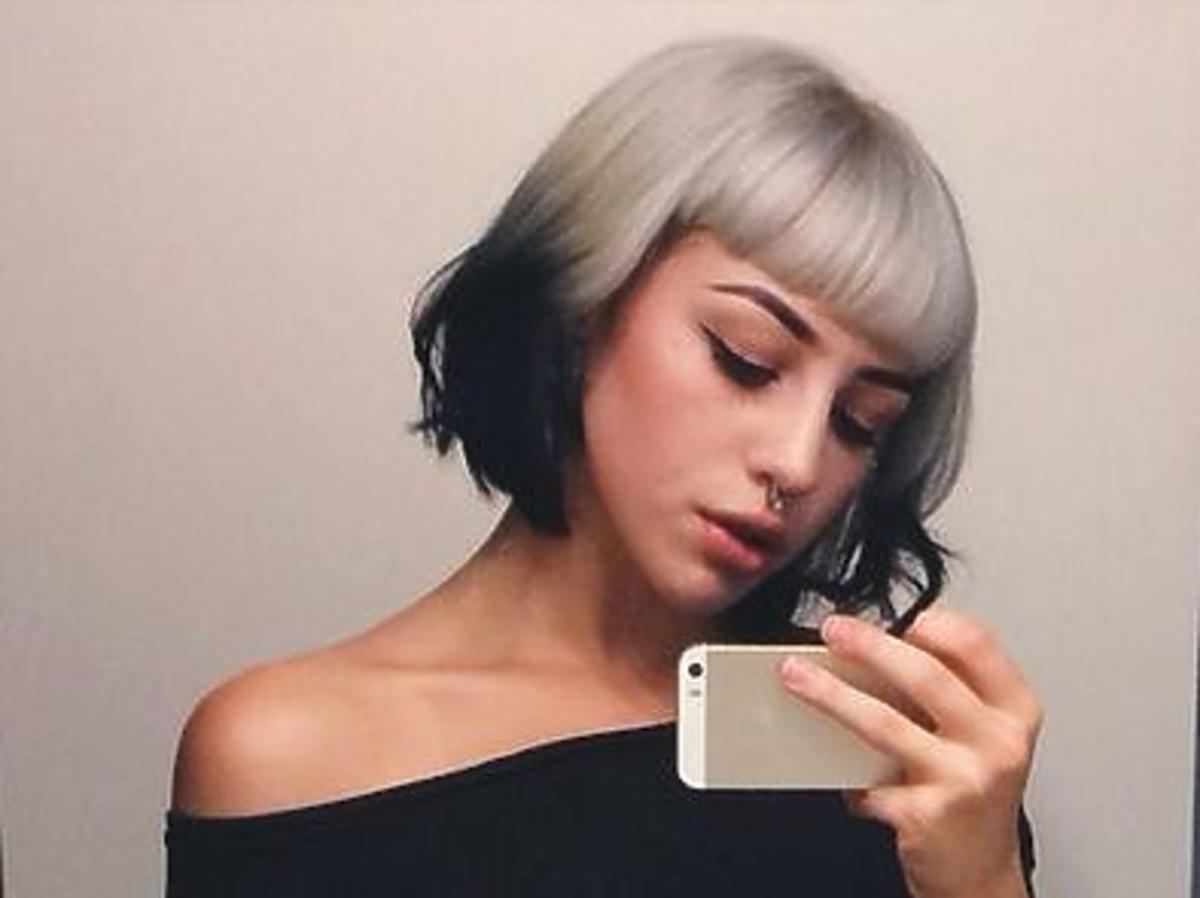 Ombre na krótkich włosach