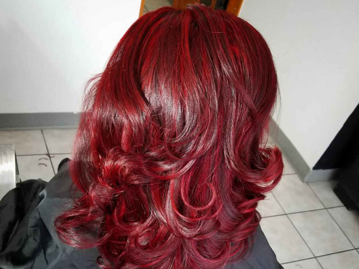 Cherry red hair - wiśniowe włosy