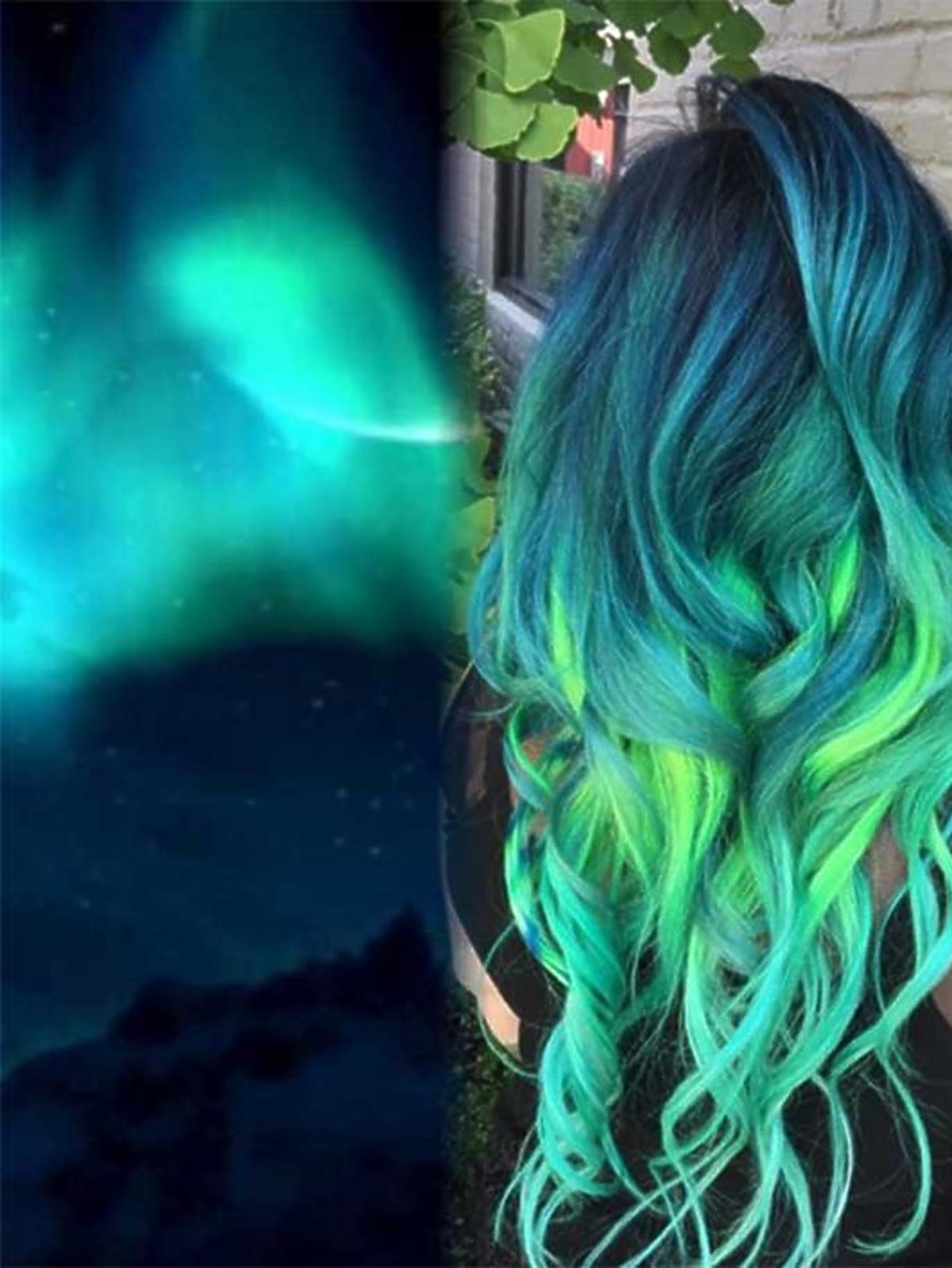 Galaxy Glam na włosach