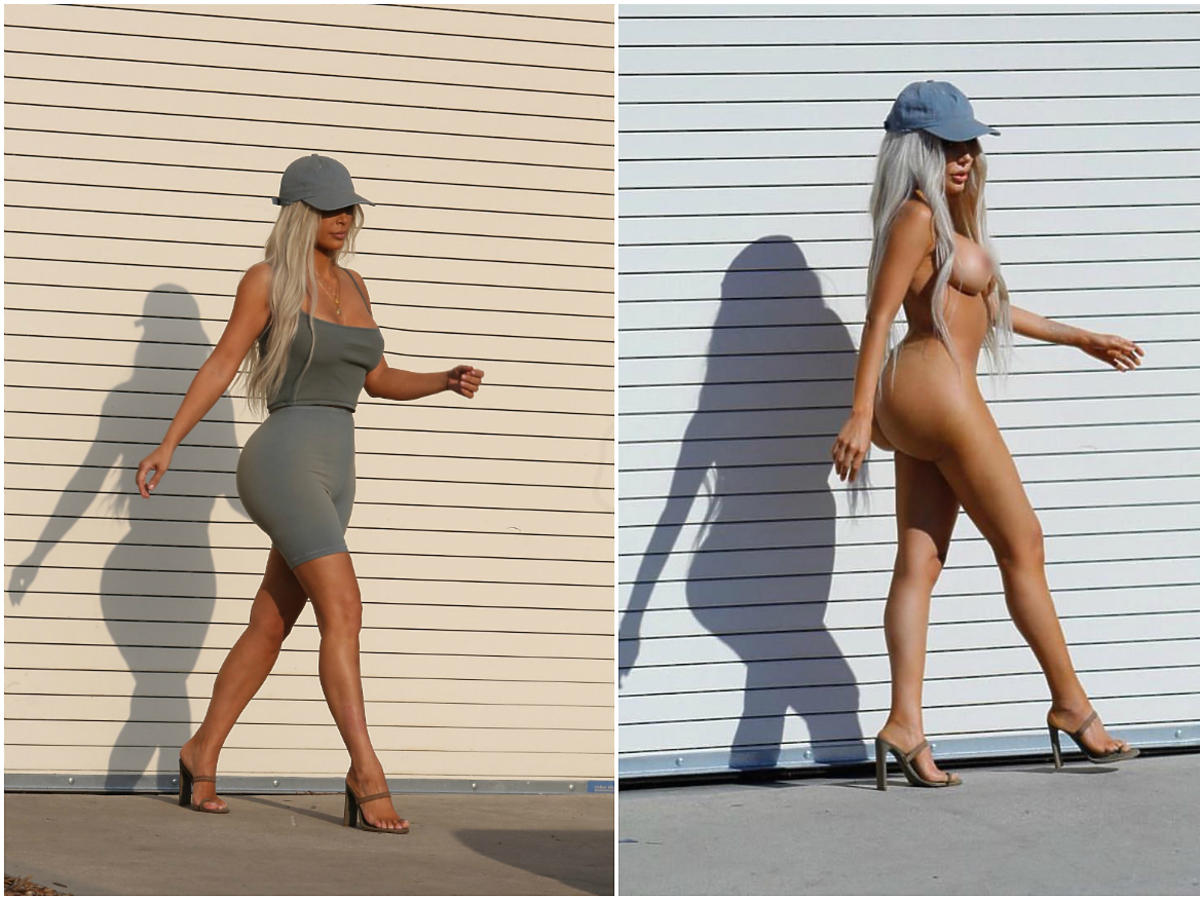 Klony Kim Kardashian w kampanii Yeezy
