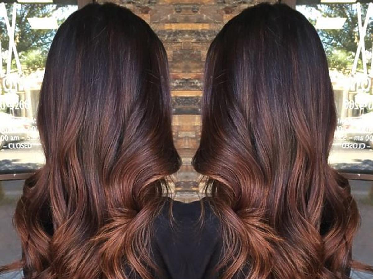 Nowoczesne wydanie balayage'u