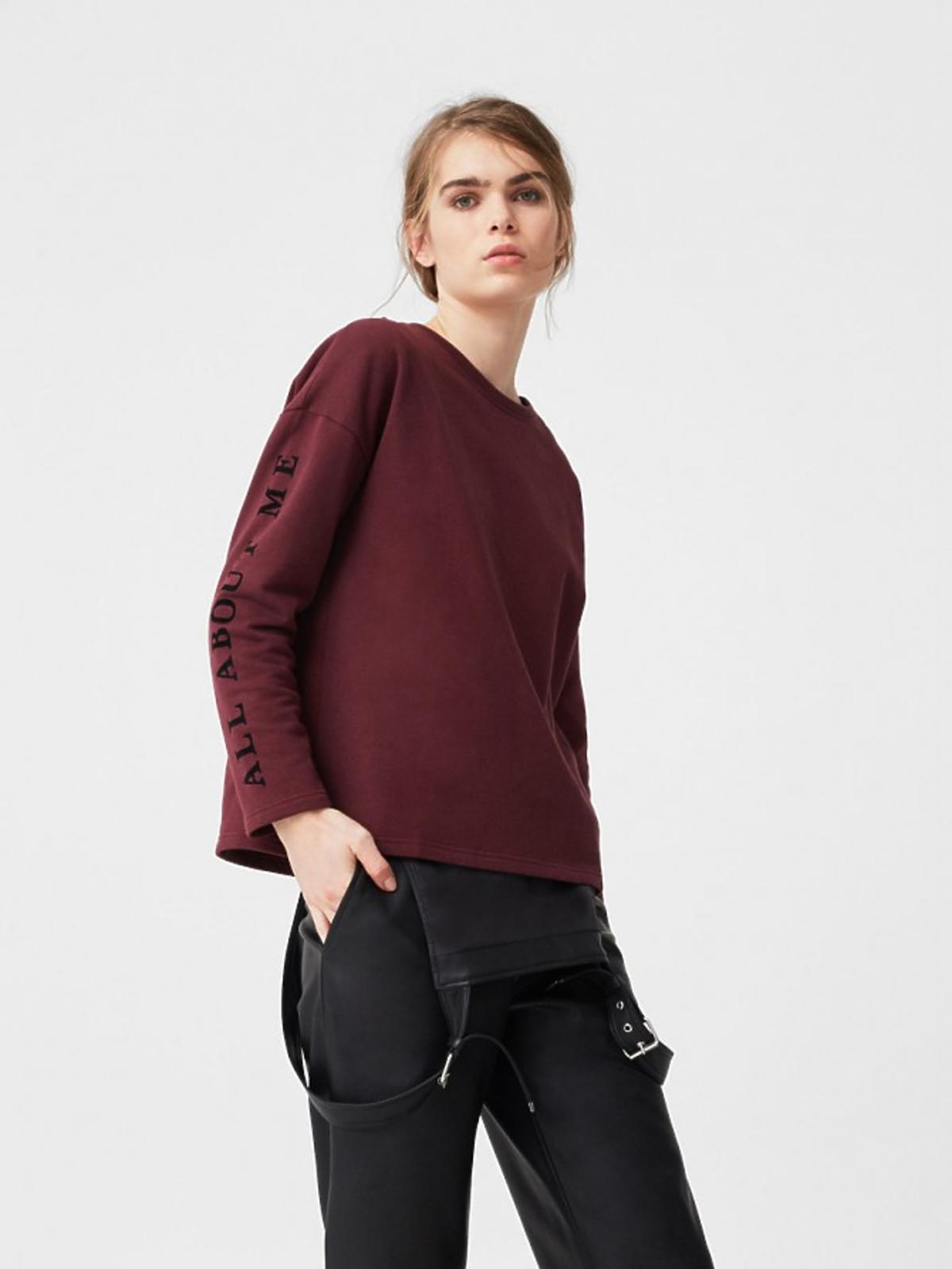 MANGO - BLUZA TEXTO