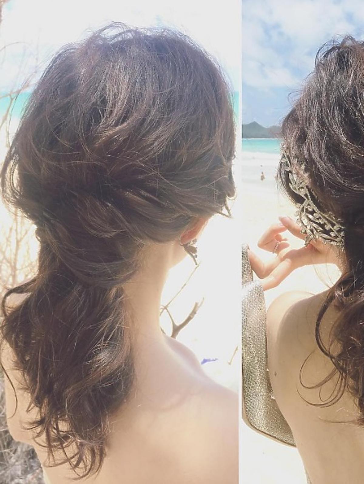 Ślubne upięcia długich włosów- hity z Instagrama