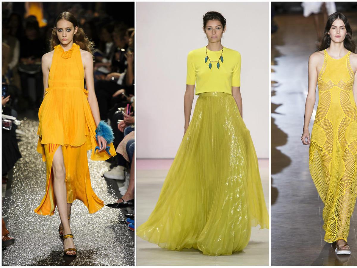 Modne kolory wiosna-lato 2016: żółty