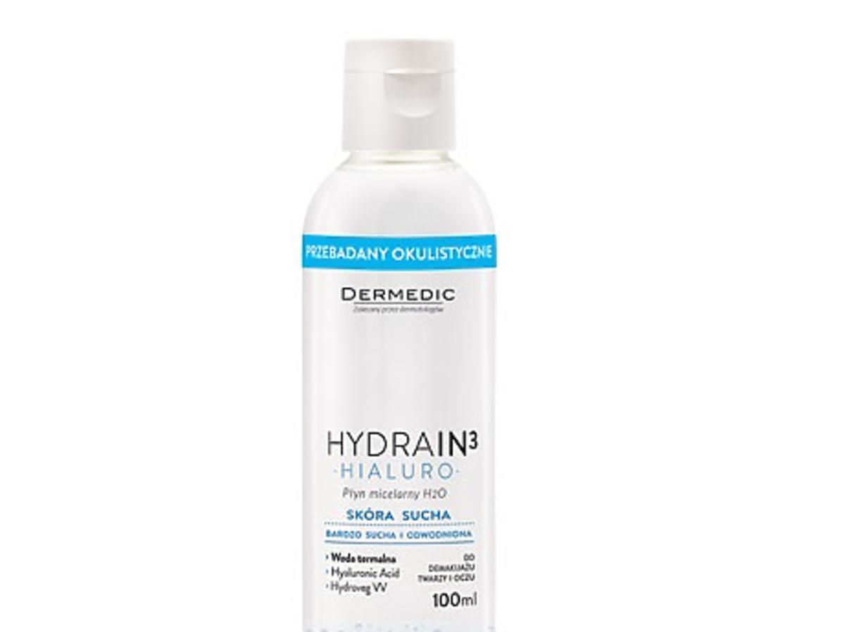 Płyn micelarny - Dermedic Hydrain3 Hialuro, około 22 zł