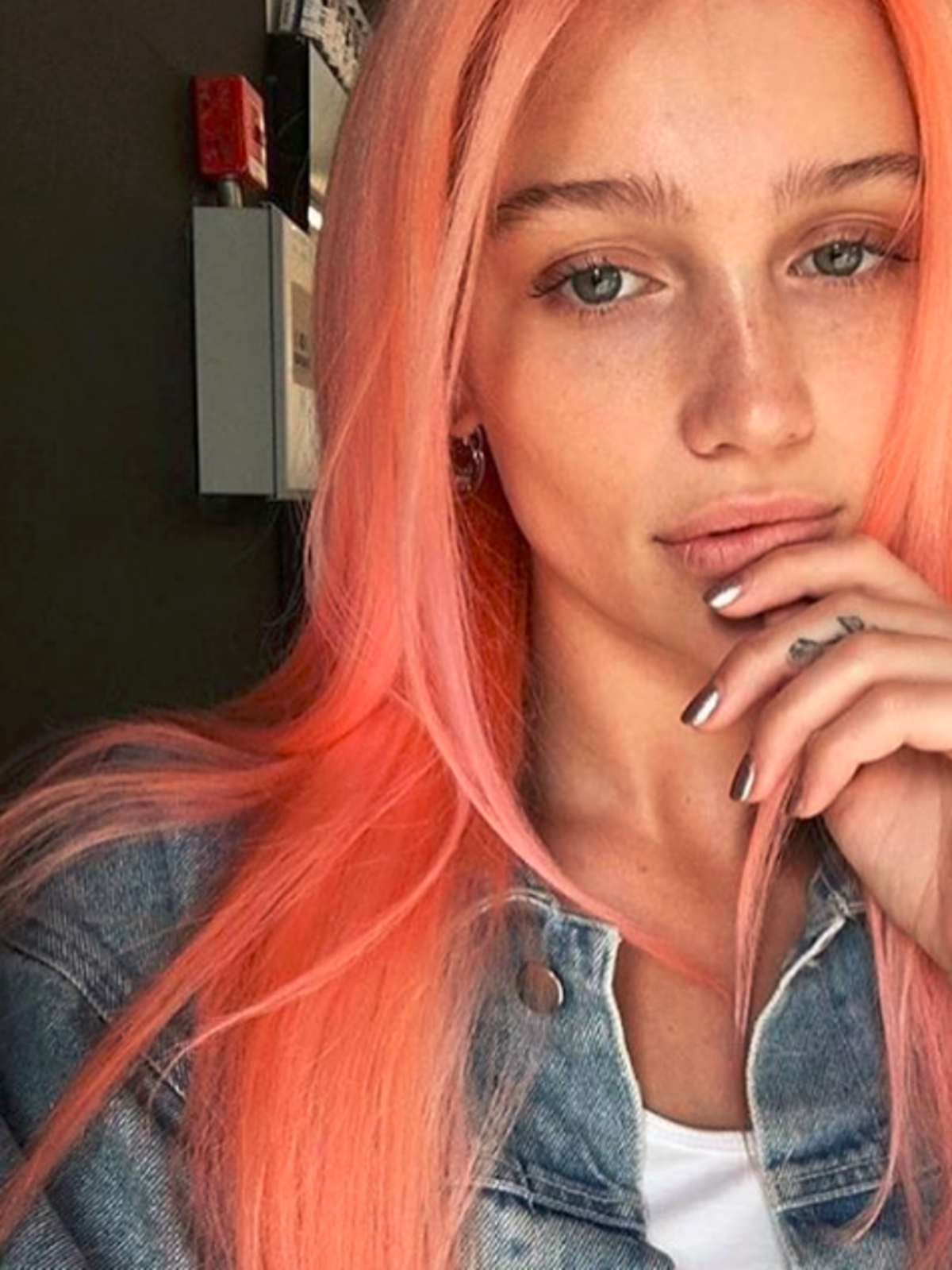 #peachhair - włosy w kolorze Peach Emoji