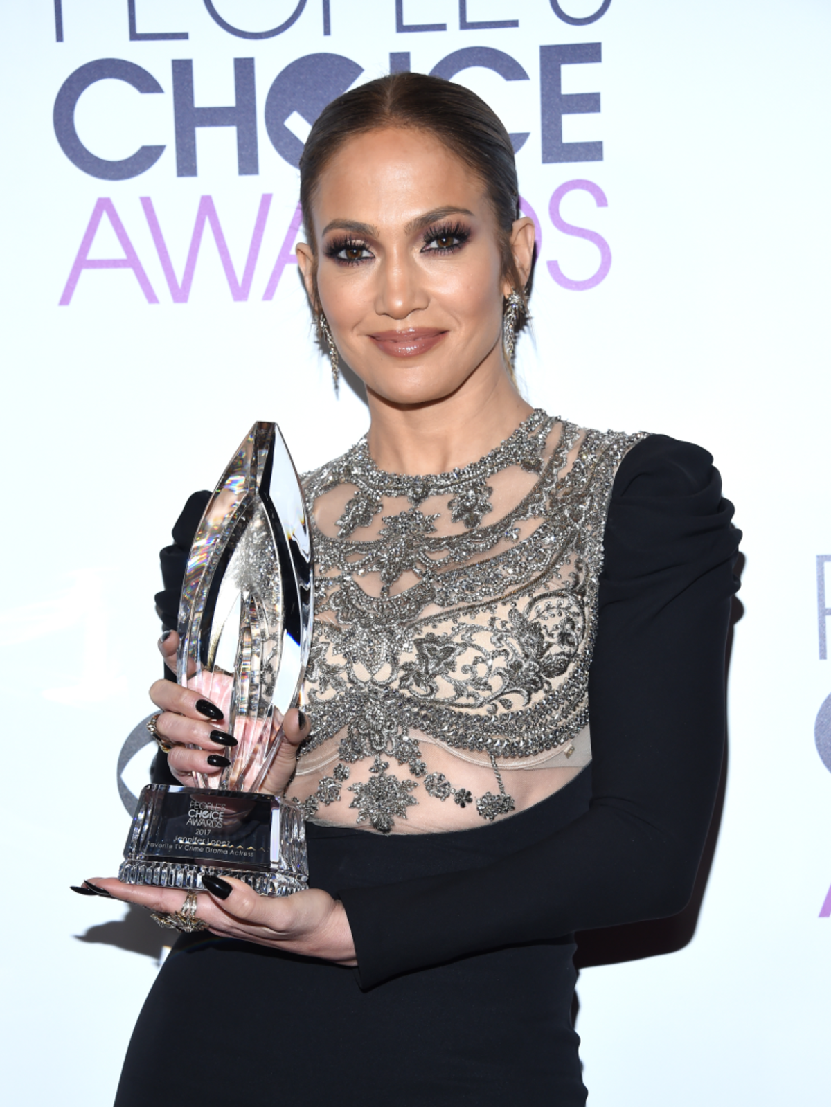 Jennifer Lopez na gali People's Choice Award 2017