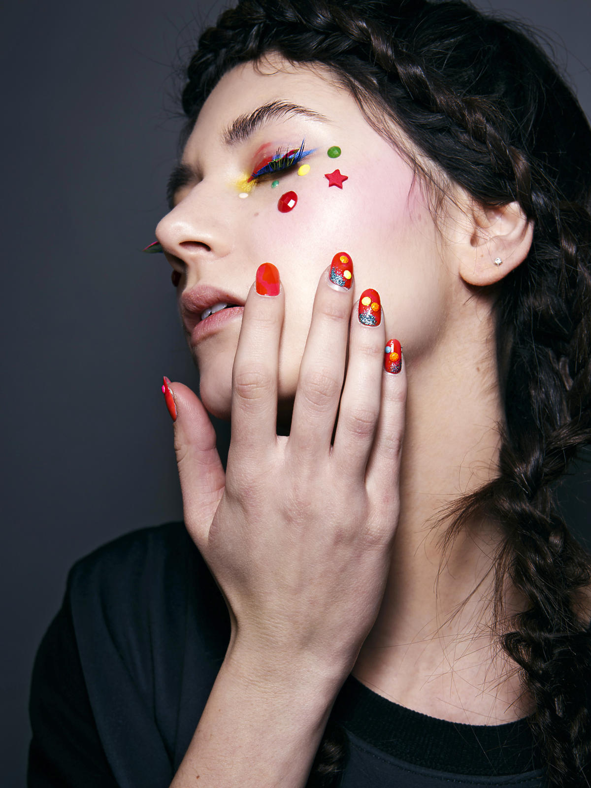 Manicure na jesień 2014, paznokcie we wzorki Manish Arora
