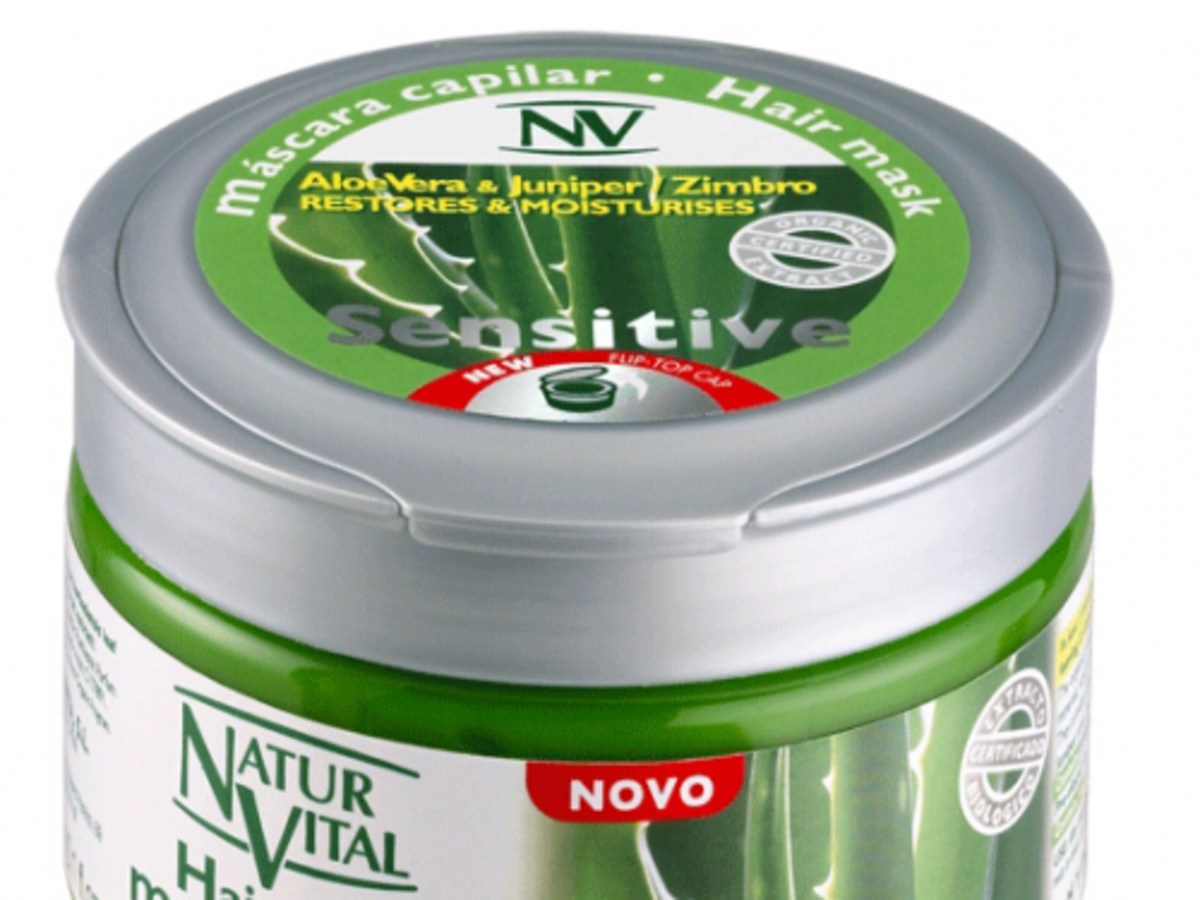 NaturVital, Sensitive Hair Mask Aloe Vera Juniper Zimbro