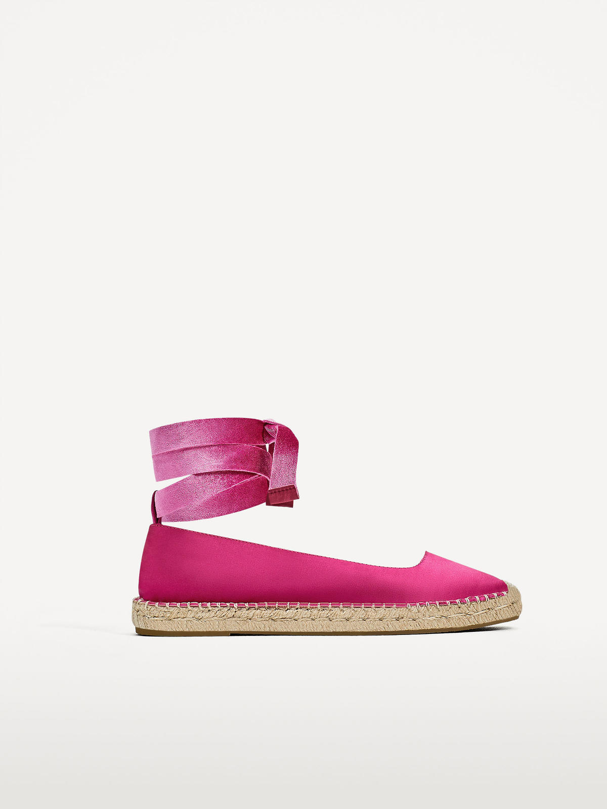 Espadryle z wiązaniem wokół kostki - Zara - 139 zł