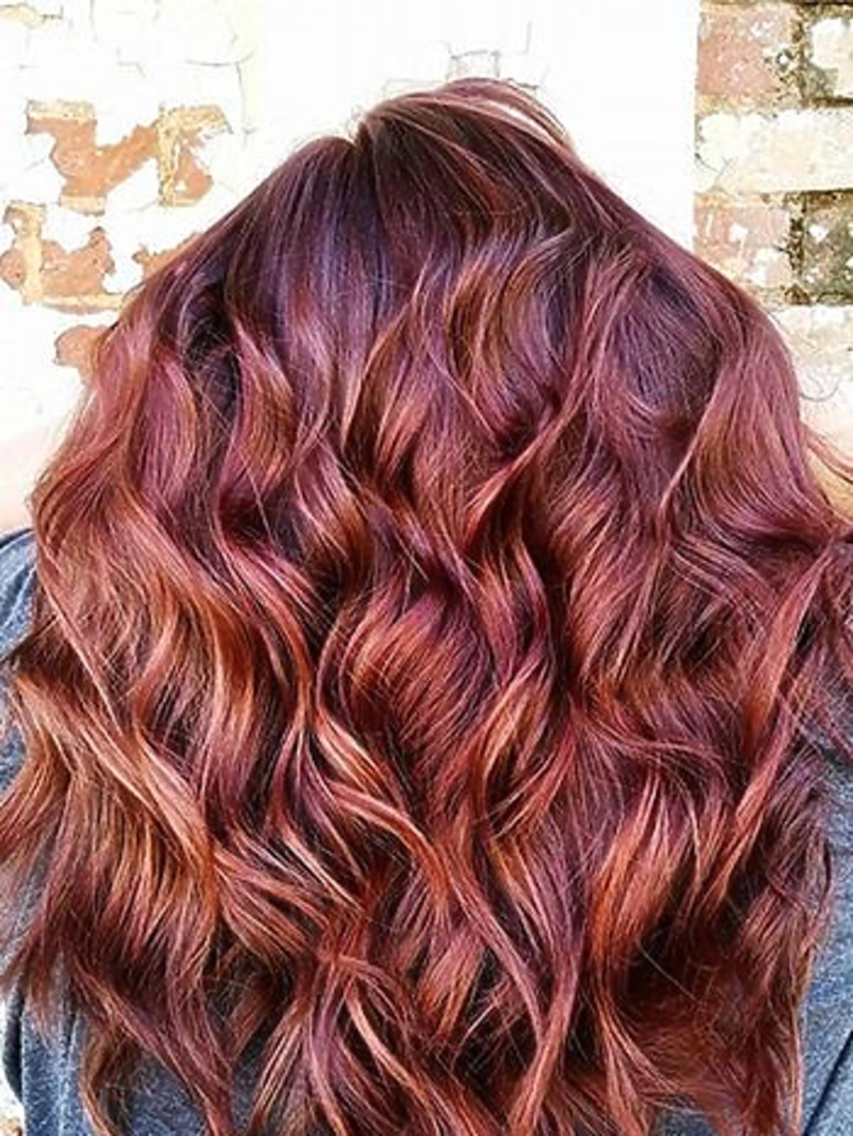 Koloryzacja violet-copper