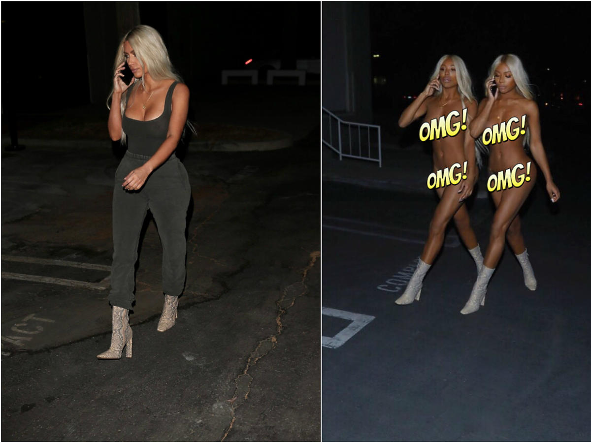 Klony Kim Kardashian w kampanii Yeezy
