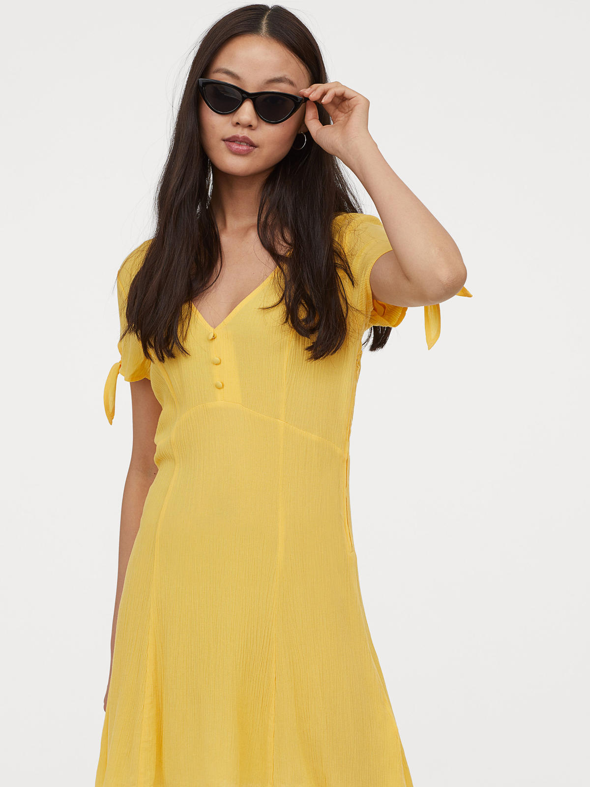 Sukienka żółta H&M - 49 zł (było 99 zł)