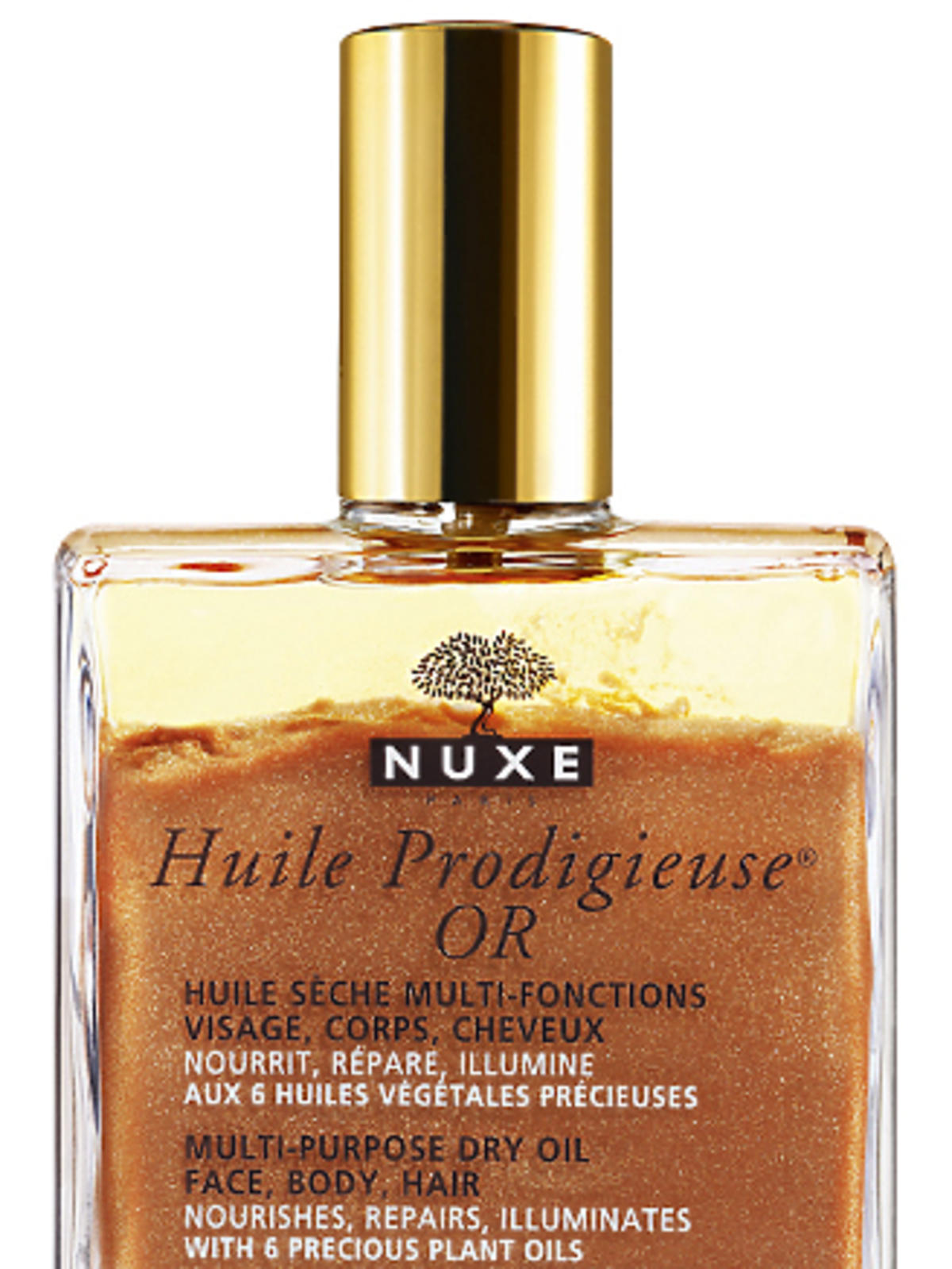 Suchy olejek z drobinkami do twarzy, ciała i włosów Huile Prodigieuse Or Nuxe, 120zł