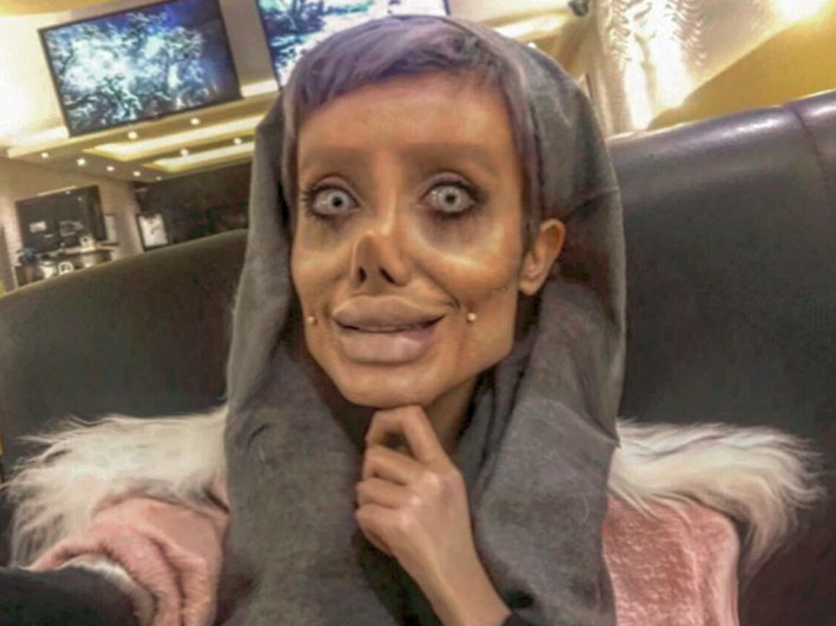 Sahra Tabar - przerażający sobowtór Angeliny Jolie