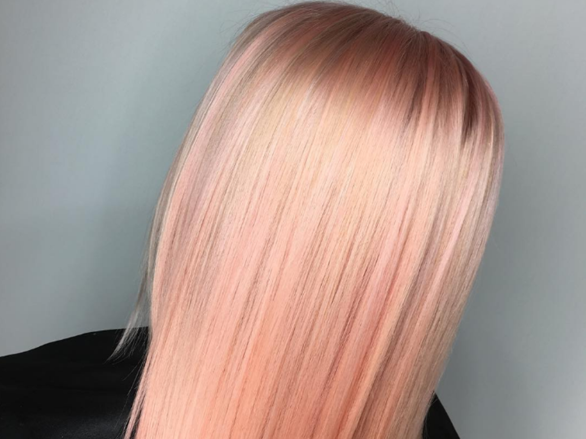 #peachhair - włosy w kolorze Peach Emoji