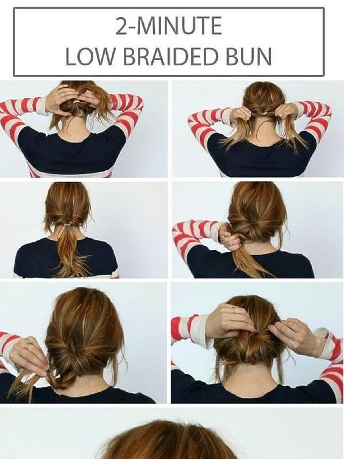 Low braided bun, czyli niski pleciony kok
