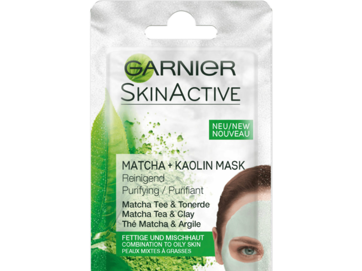 Garnier, Skin Active, Purifying, Matcha + Kaolin Mask