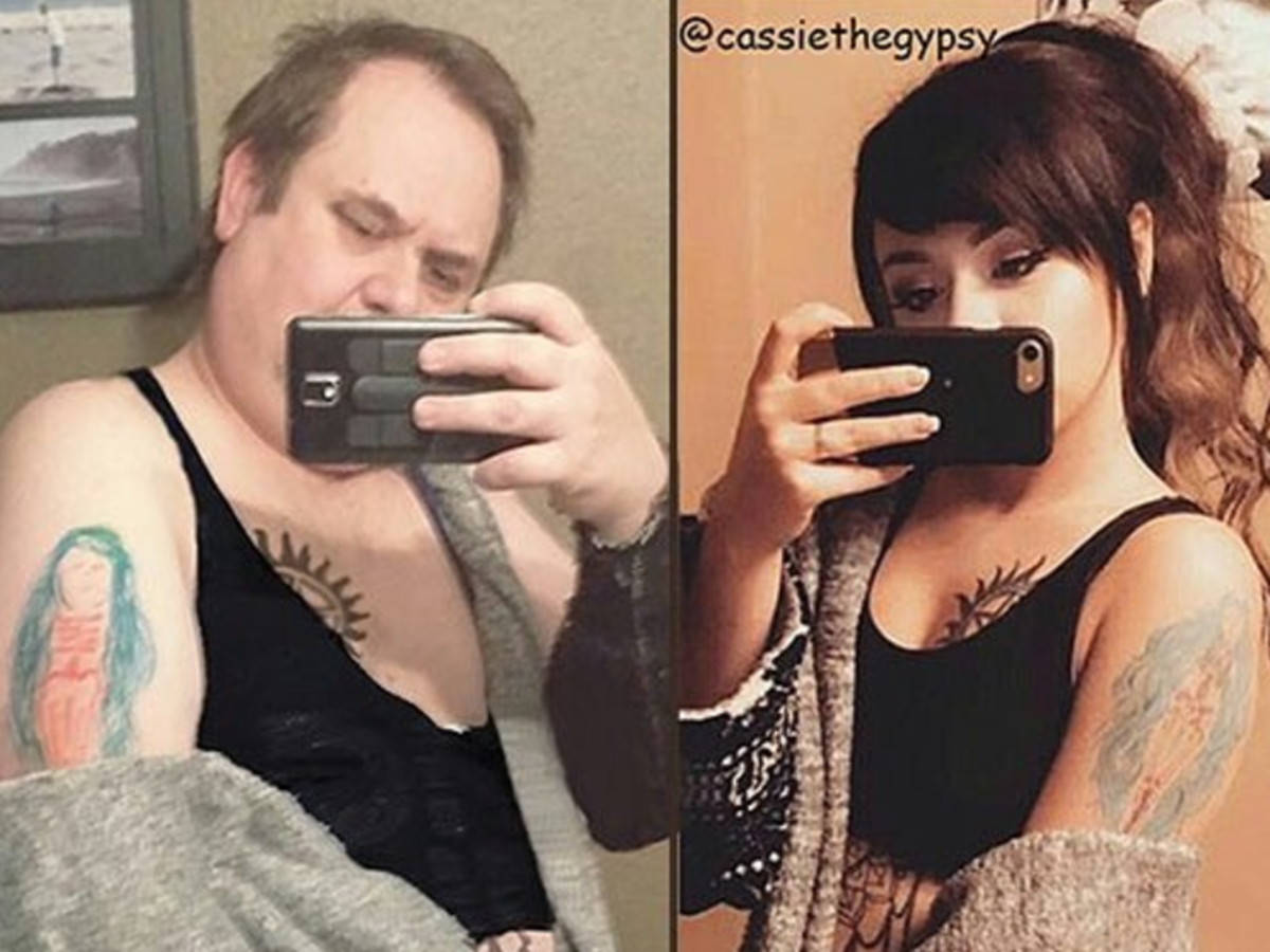 Ojciec odtwarza seksowne selfie córki i podbija Instagram