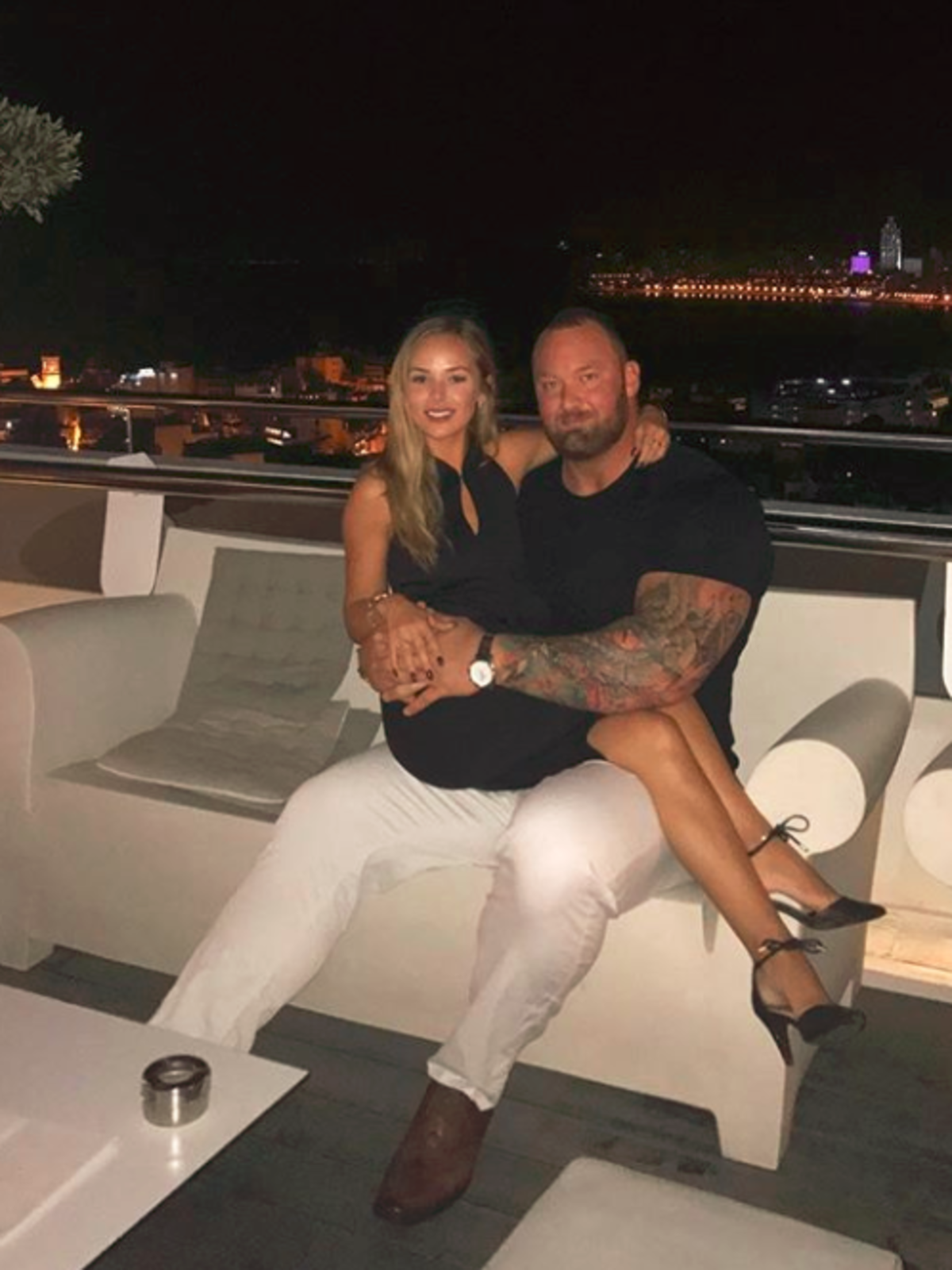 Kelsey Henson i Hafþór Júlíus Björnsson