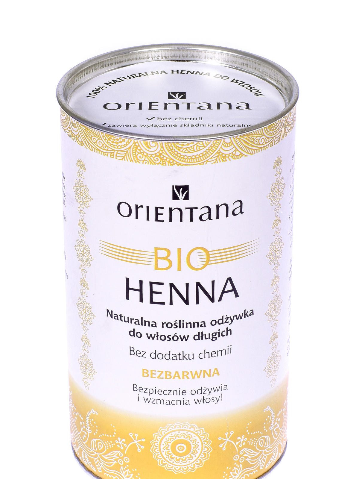 Bezbarwna bio henna Orientana, 35zł