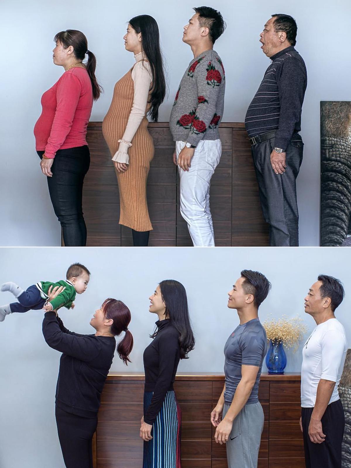 Cała rodzina przed i po metamorfozie