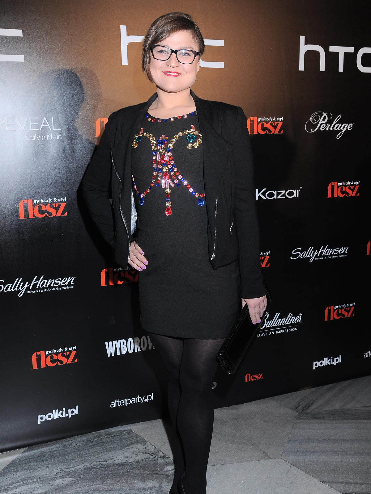 Dominika Gwit na Flesz Fashion Night w 2014 roku