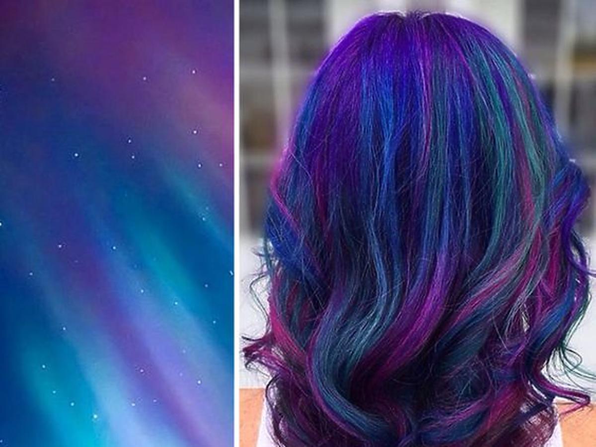 Galaxy Glam na włosach