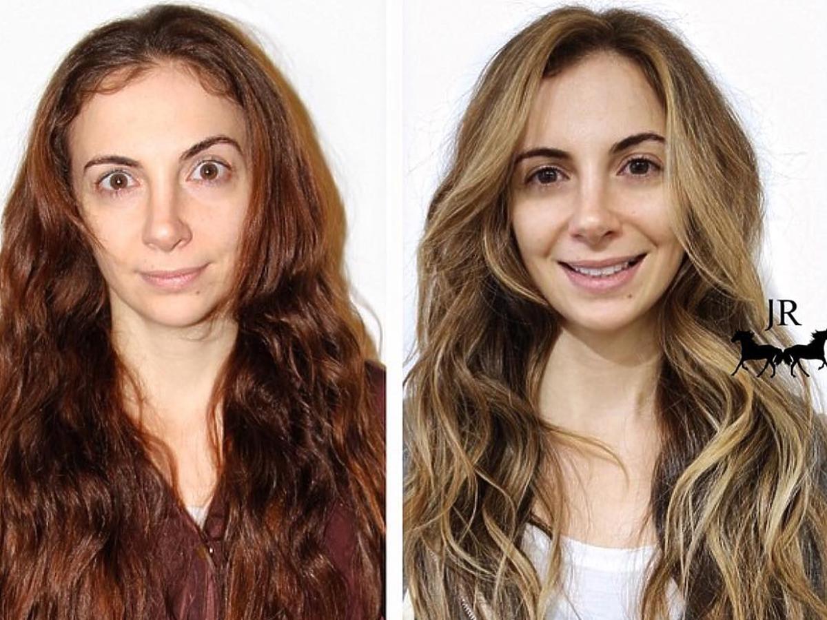 Metamorfozy fryzjera z LA: z brązu w blond