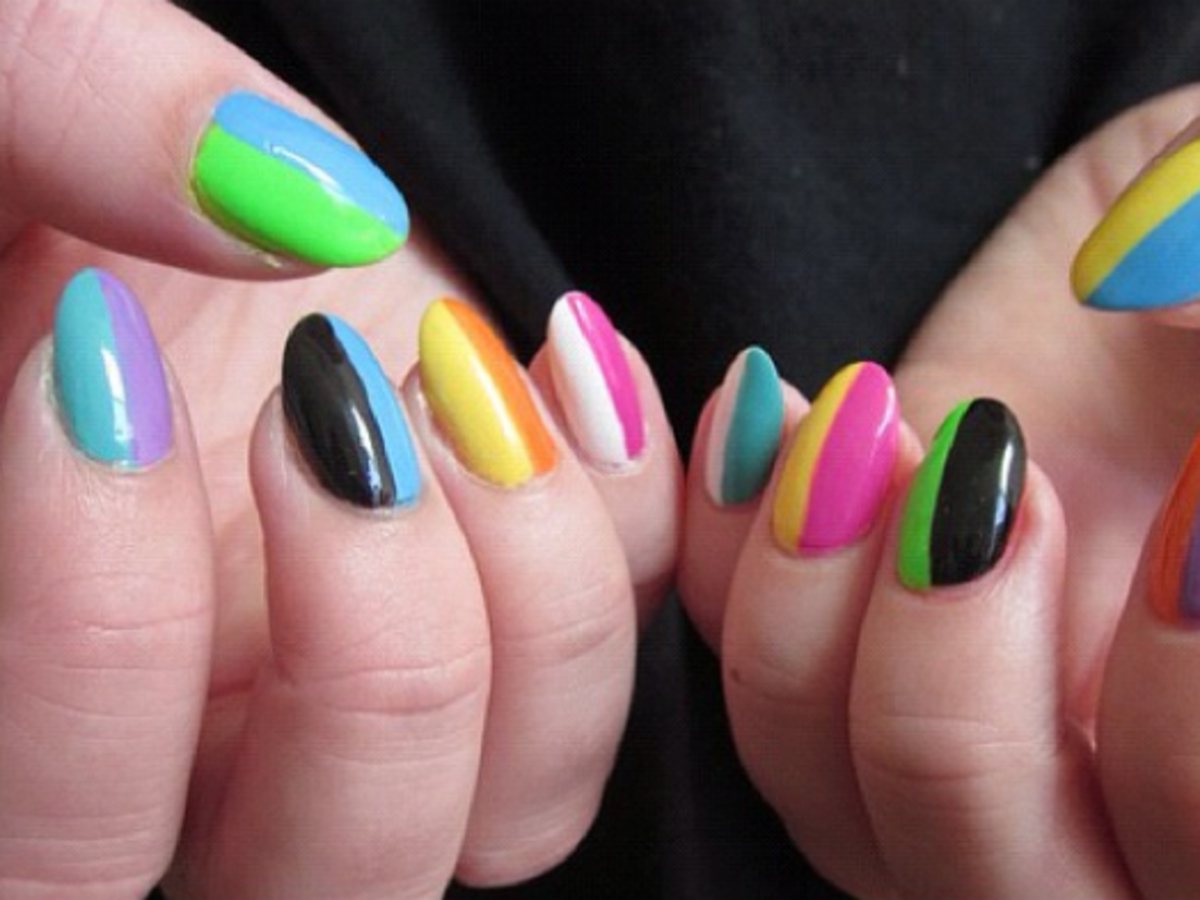 Manicure #halfnails