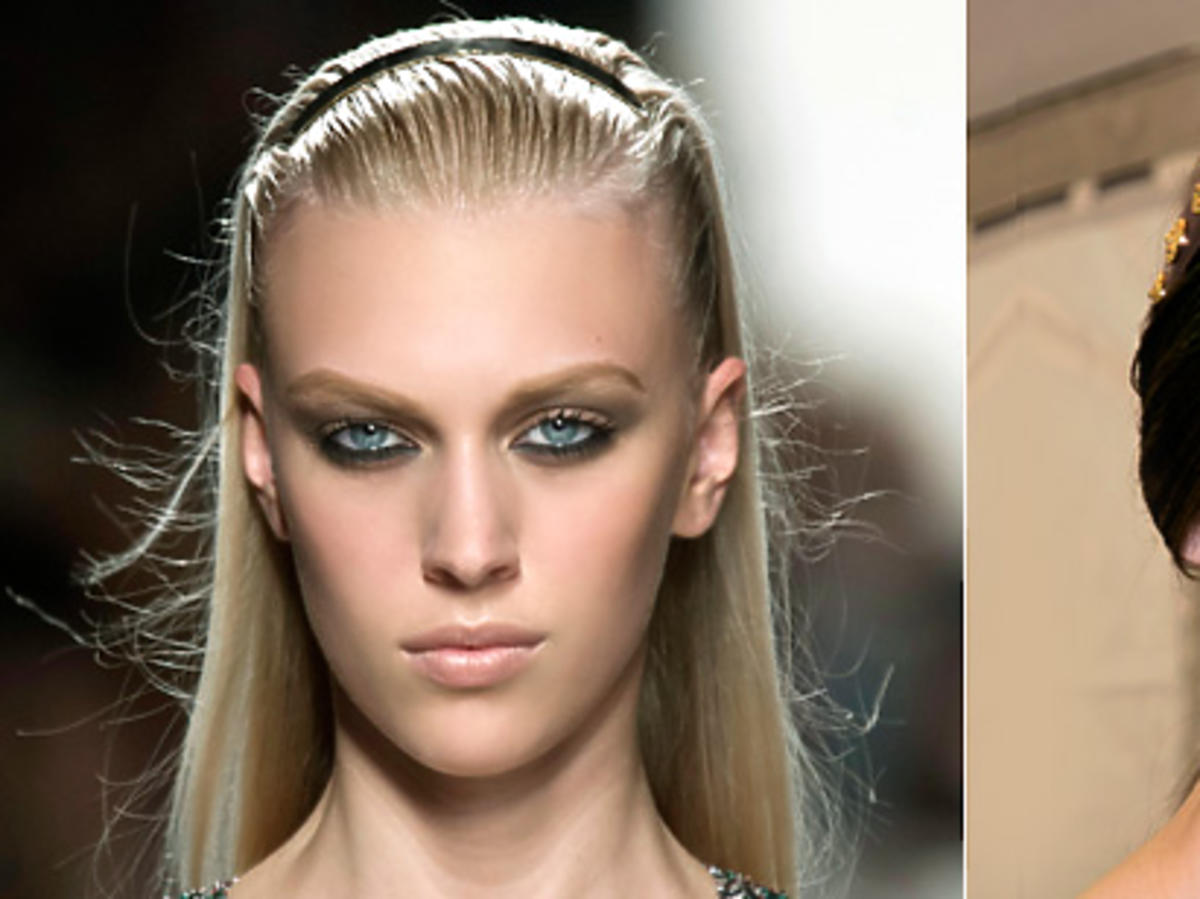 Ozdobne opaski na wiosnę 2014, Elie Saab, Valentino