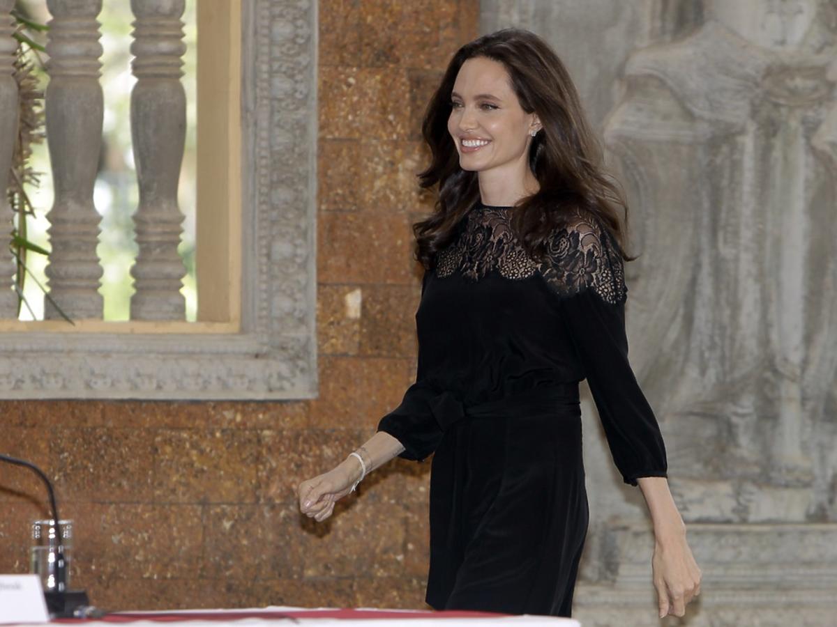 Angelina Jolie na konferencji prasowej nowego filmu