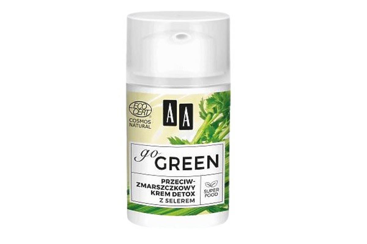 AA go green przeciwzmarszczkowy krem detox z selerem