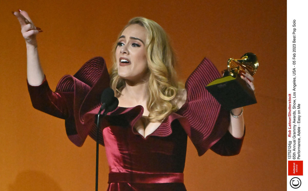 Adele na Grammy 2023 6