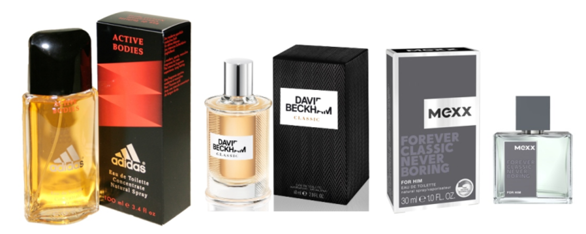 Adidas Active Bodies Men, David Beckham Classic, Mexx FOREVER CLASIC NEVER BORING