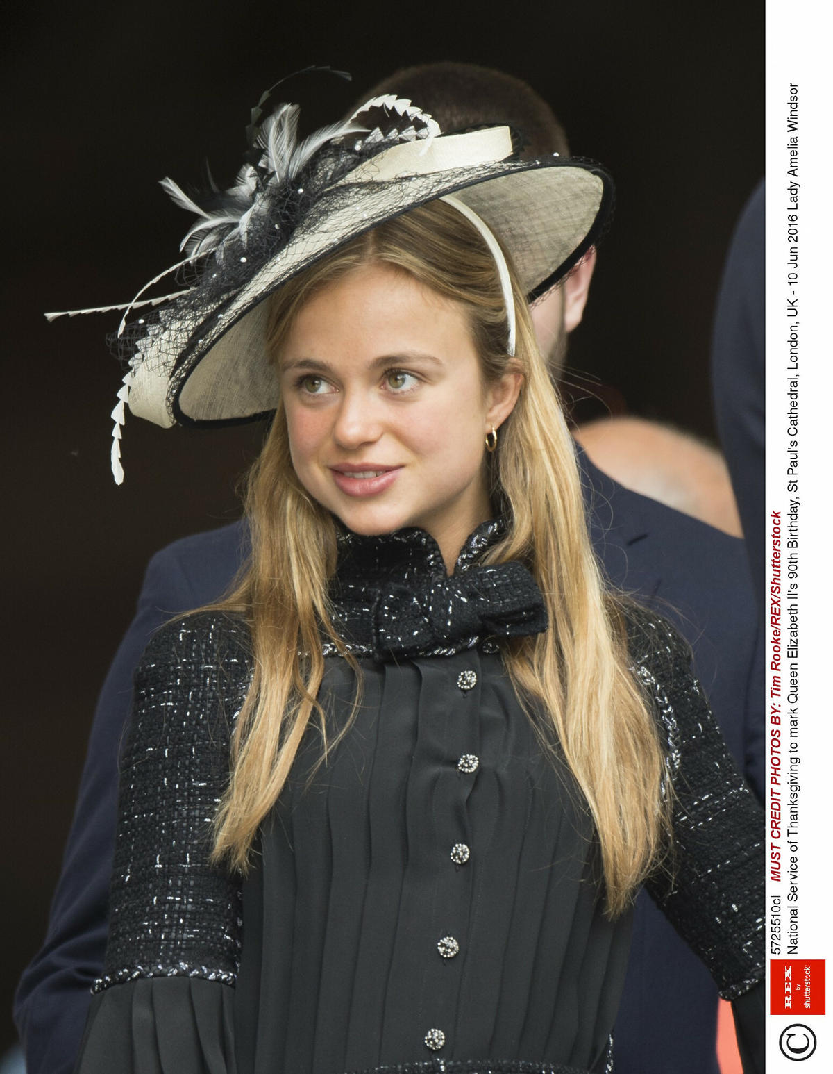 Amelia Windsor - najpiękniejsza członkini brytyjskiej rodziny królewskiej - podczas oficjalnego wyjścia