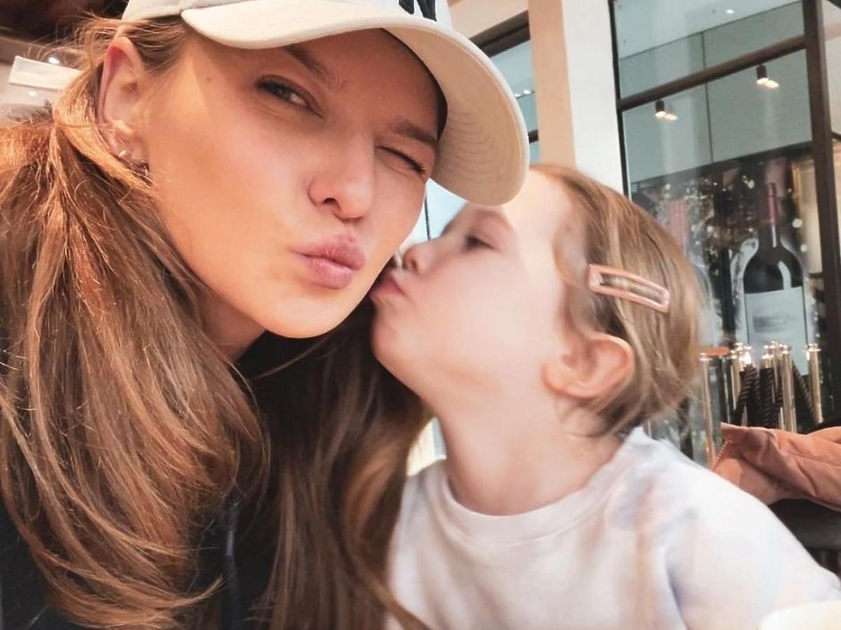 Anna Lewandowska spędza czas z córką