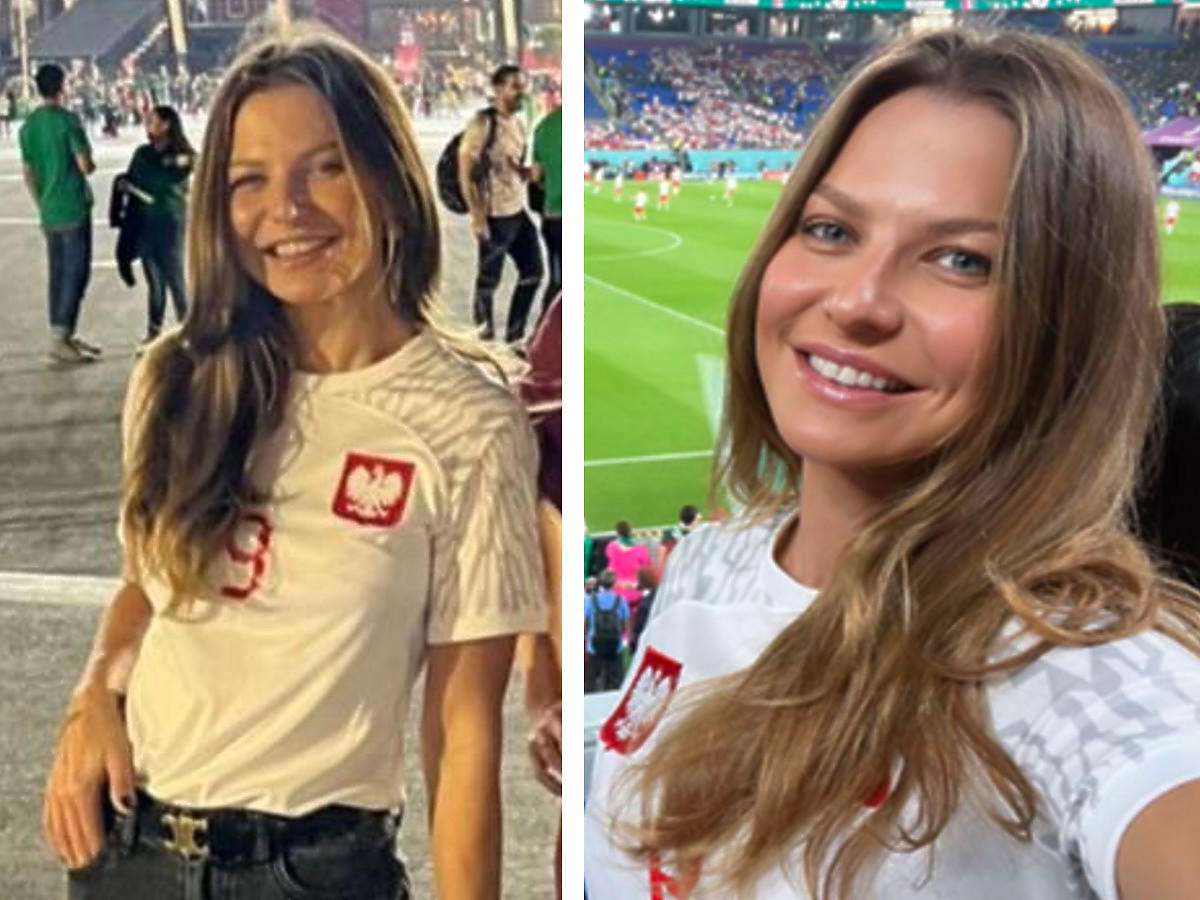 Anna Lewandowska wspiera męża podczas meczu Polska-Meksyk. Postawiła na najmodniejsze spodnie sezonu