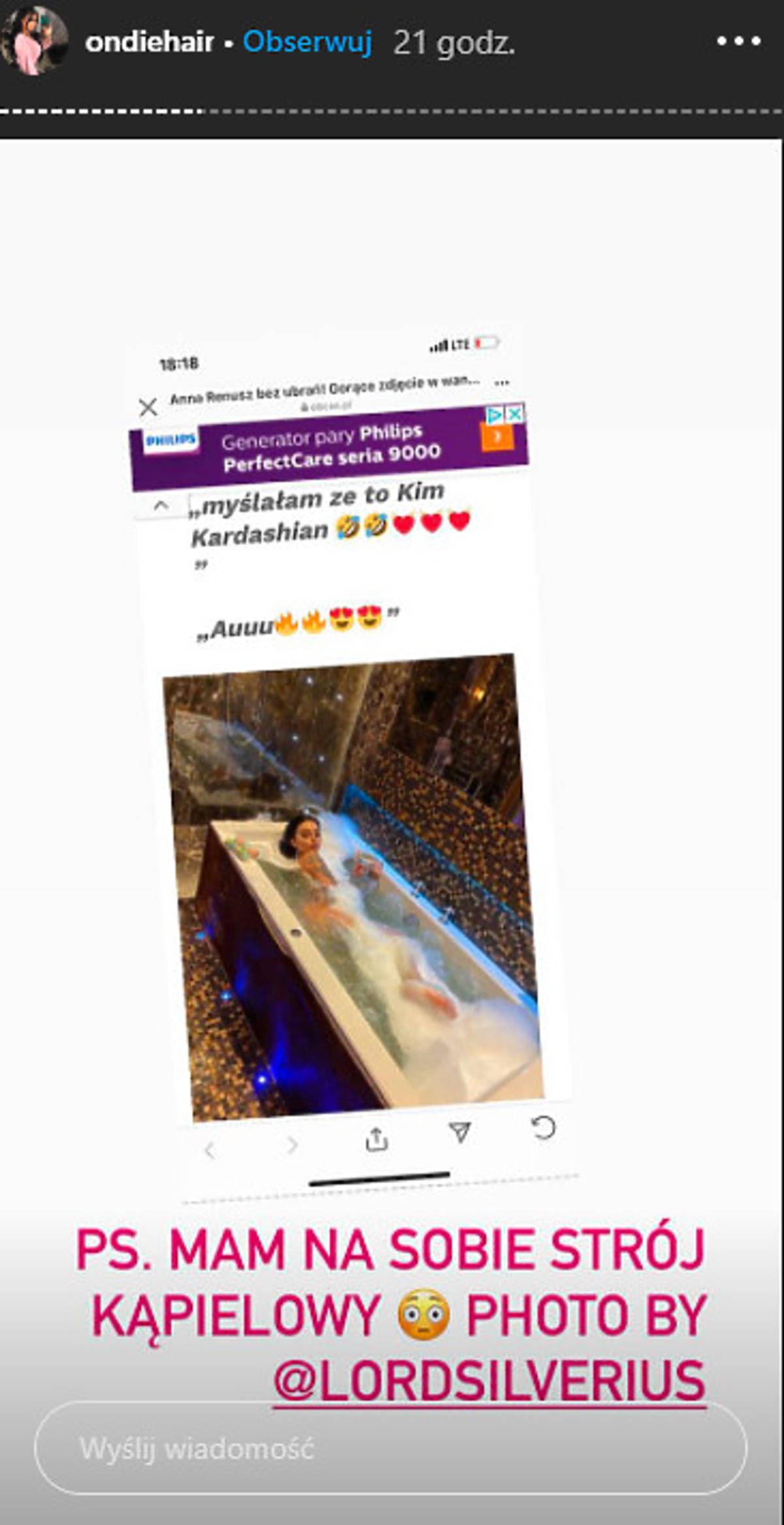 Anna Renusz z „Królowych życia” pozuje nago na Instagramie?