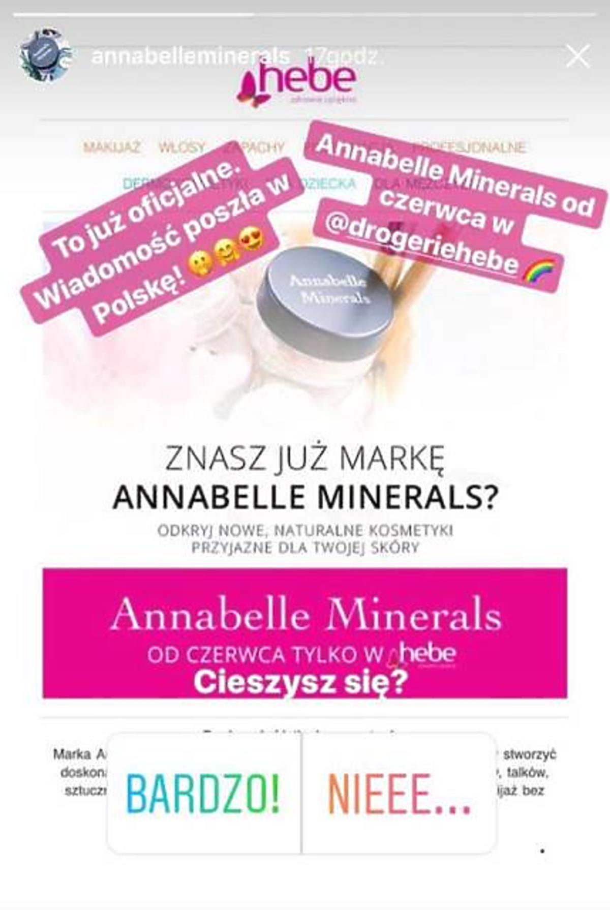 annabelle minerals w hebe