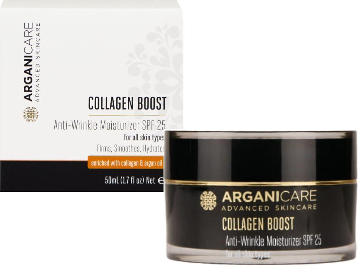 arganicare collagen boost anti wrinkle moisturizer spf 25 promocja -40% recenzja i skład