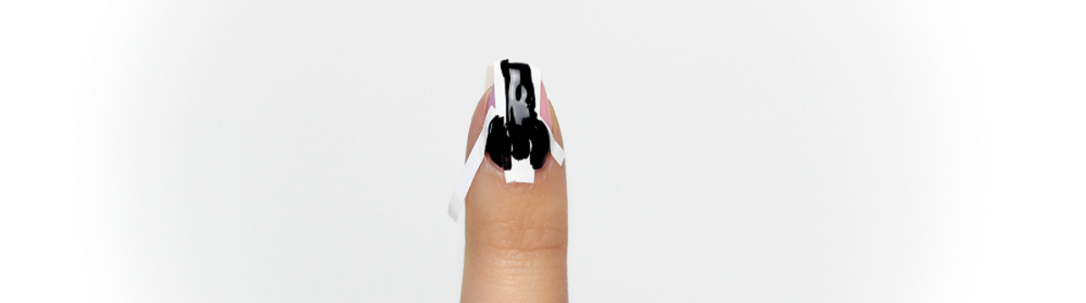 aztecki manicure krok po kroku
