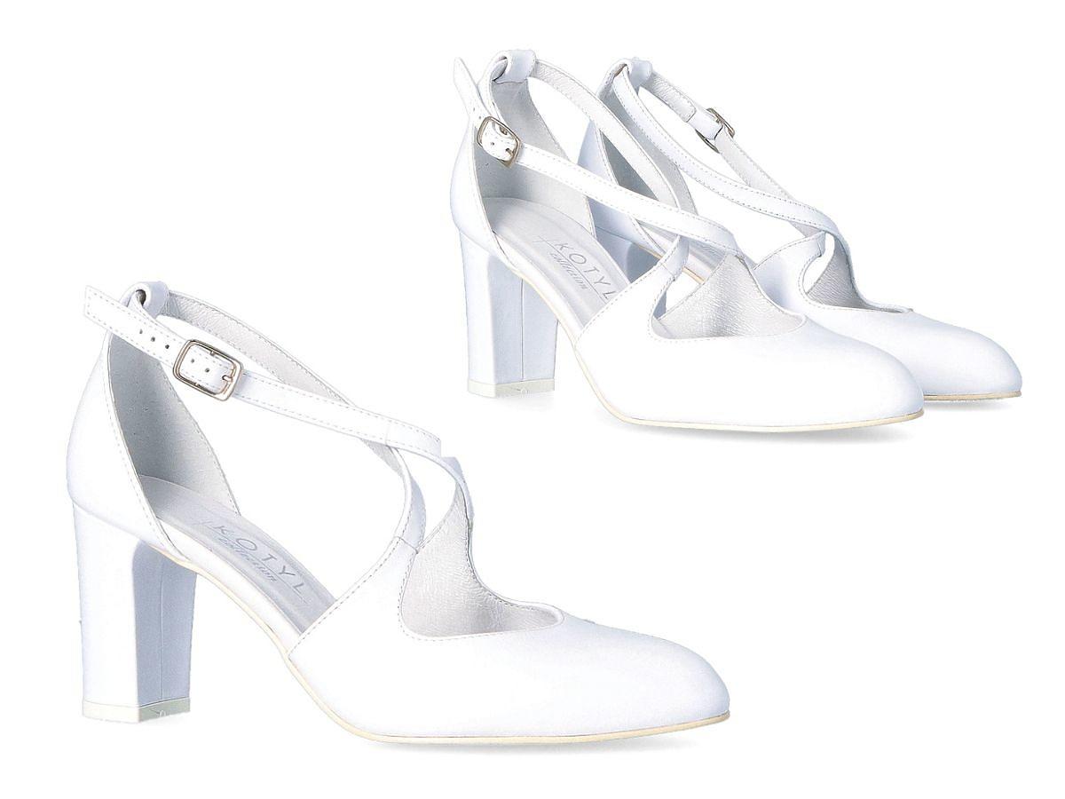 białe buty ślubne taneczne 