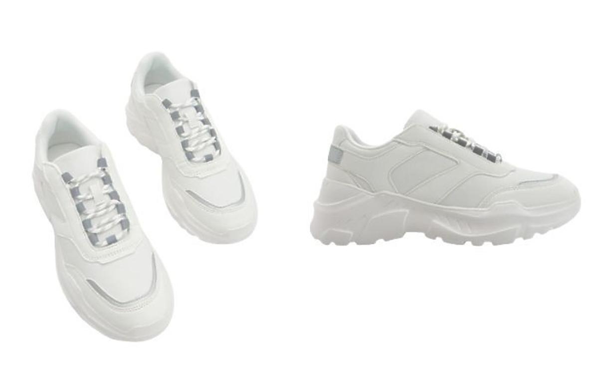 białe sneakersy w tylu Halejcio z Reserved