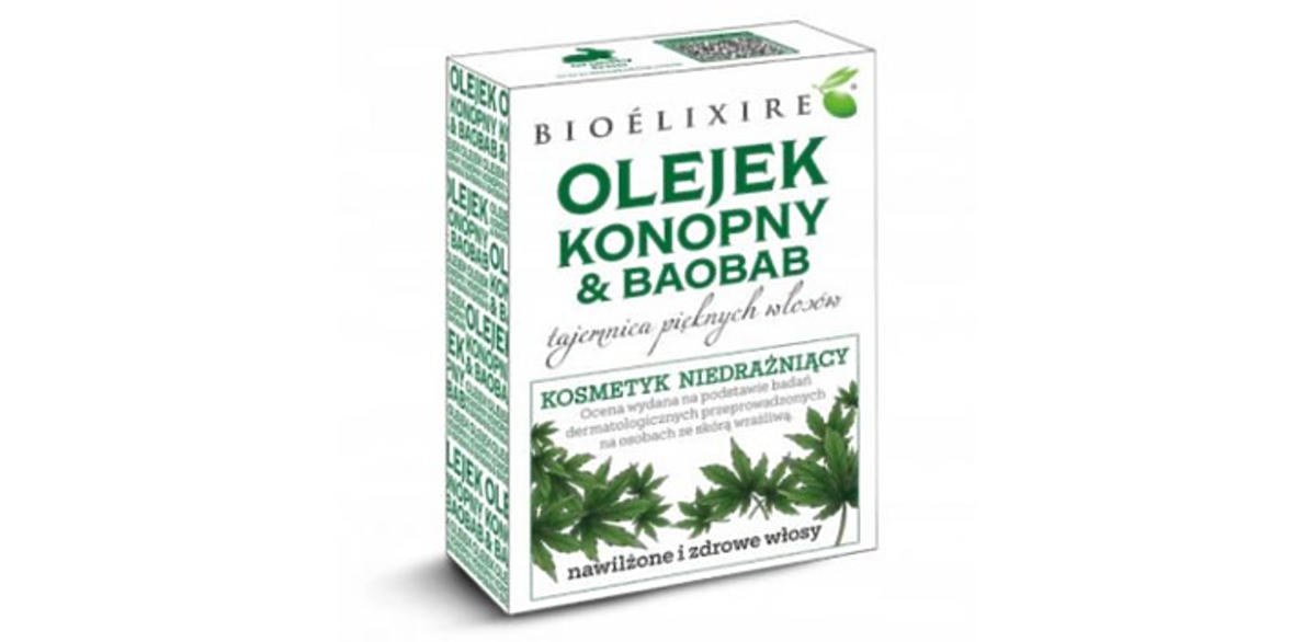 Bioelixire, olejek konopny & baobab